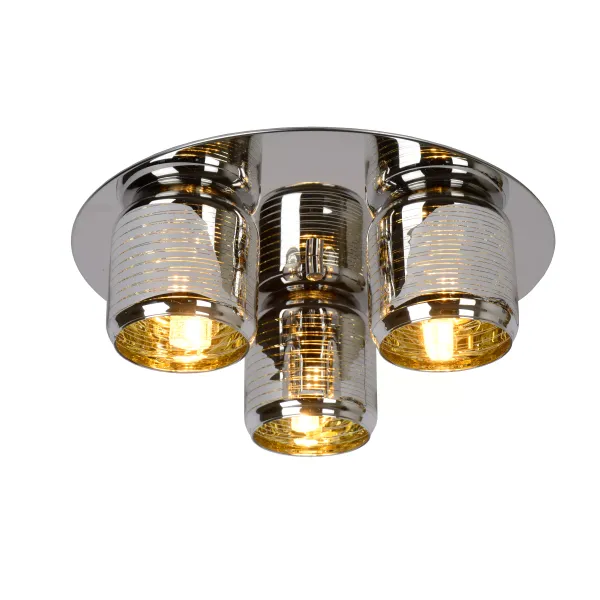 ERYN Ceiling light O38cm 3xG9 Chrome/Gold image 1