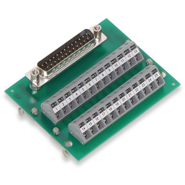 Interface module with solder pin Male connector image 3