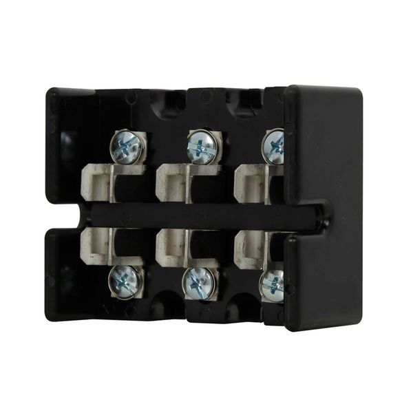 Eaton Bussmann series Class T modular fuse block, 300 Vac, 300 Vdc, 0-30A, Screw, Three-pole image 7