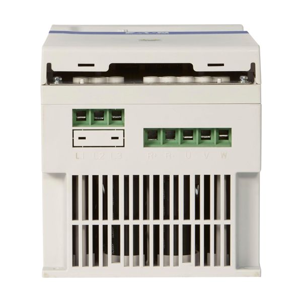 Variable frequency drive, 600 V AC, 3-phase, 18 A, 11 kW, IP20/NEMA0, Radio interference suppression filter, 7-digital display assembly, Setpoint pote image 3