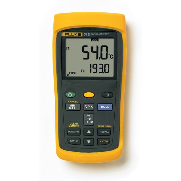 FLUKE-54-2 B 50HZ Dual Input Thermometer, 50Hz image 1