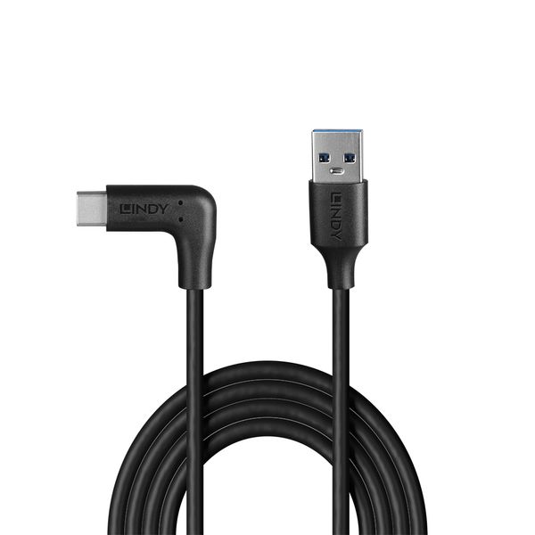 1.5m USB 3.2 Type A to C Cable, 90° Right Angle, 10Gbps image 3