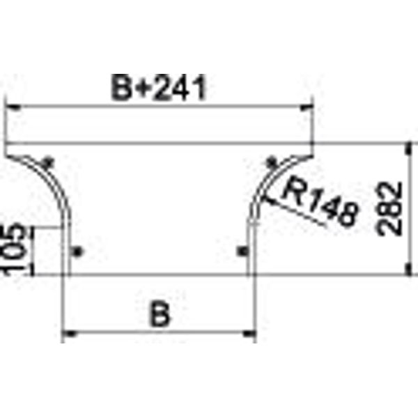 DFAA 550 FS Cover, add-on tee with sash locks, for RAA 550 B550mm image 2