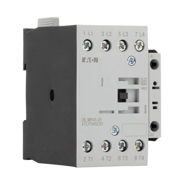 Contactor, 4 pole, 45 A, 1 NC, 110 V 50 Hz, 120 V 60 Hz, AC operation image 11