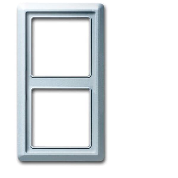 2102-33 Cover Frame carat® Aluminium silver image 1