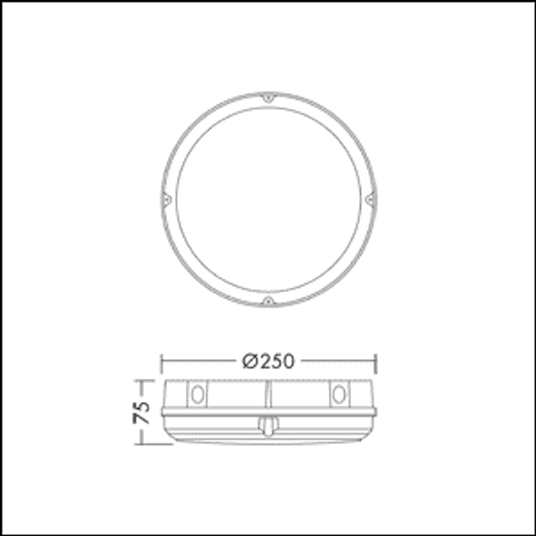 Wall-/ceiling luminaire image 9