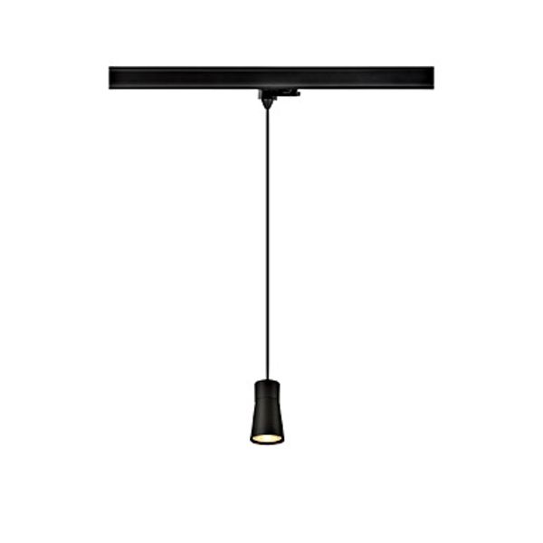 PURI 2.0 Cone 3~ pendant lamp GU10 max. 1x 6W  black image 1