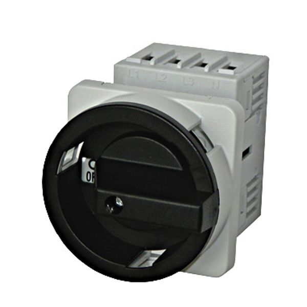 Main Switch 3-pole, 4 hole mounting, 125A, 45kW image 1