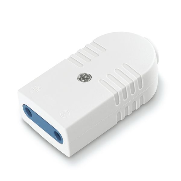 AZZURRA SOCKET 2P 10A WHITE image 2