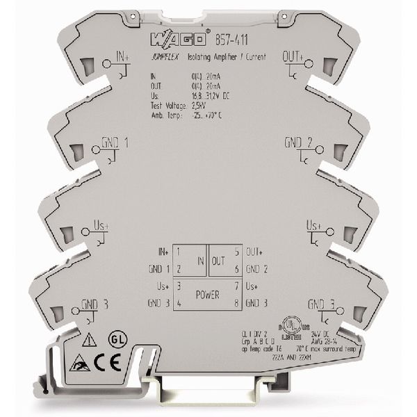 Isolation amplifier Voltage input signal Current output signal image 2