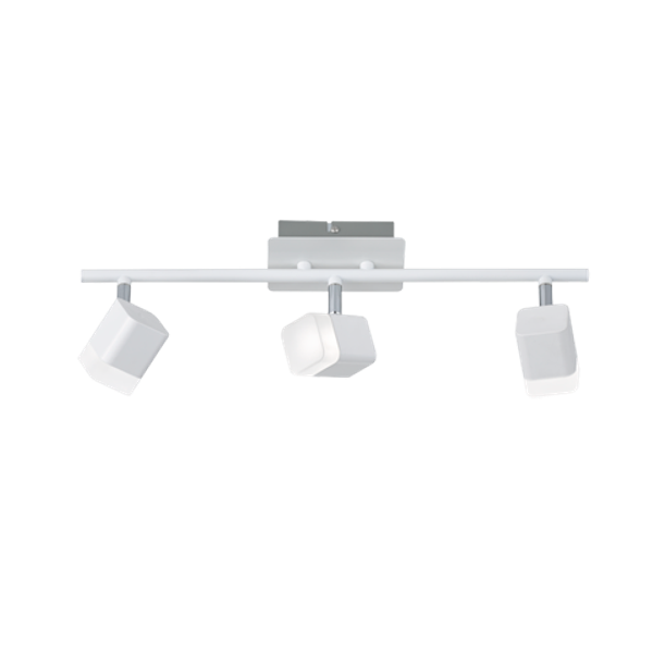 Roubaix LED spotlight 3-pc matt white image 1