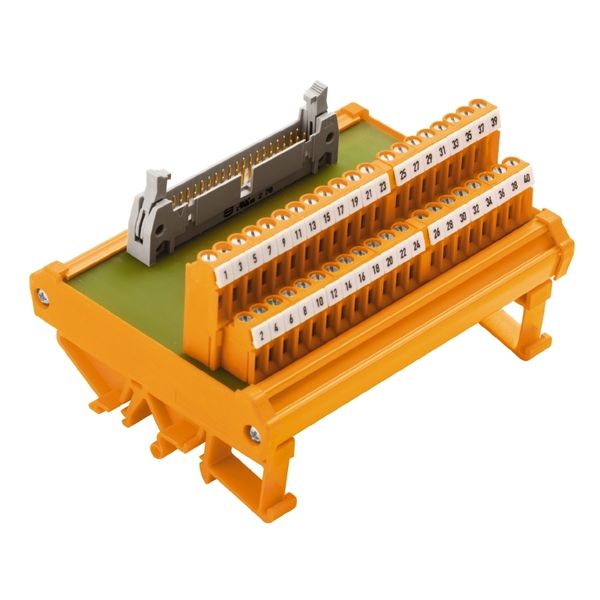 Interface module with terminal, connector, Plug-in connector in acc. w image 1