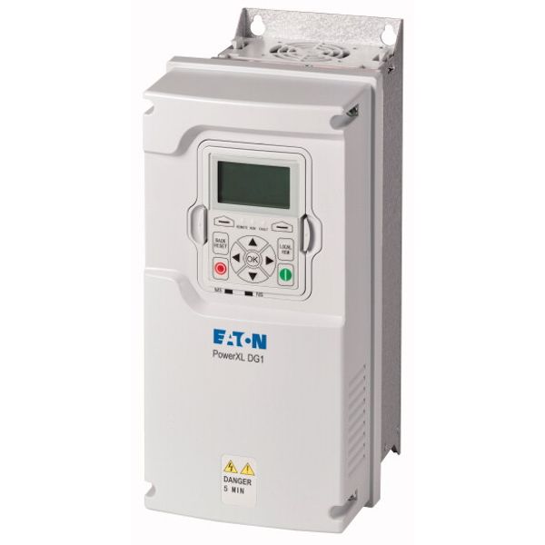 Variable frequency drive, 400 V AC, 3-phase, 5.6 A, 2.2 kW, IP21/NEMA1, Brake chopper, DC link choke image 1