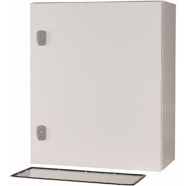 Wall enclosure with mounting plate, HxWxD=600x500x250mm image 12