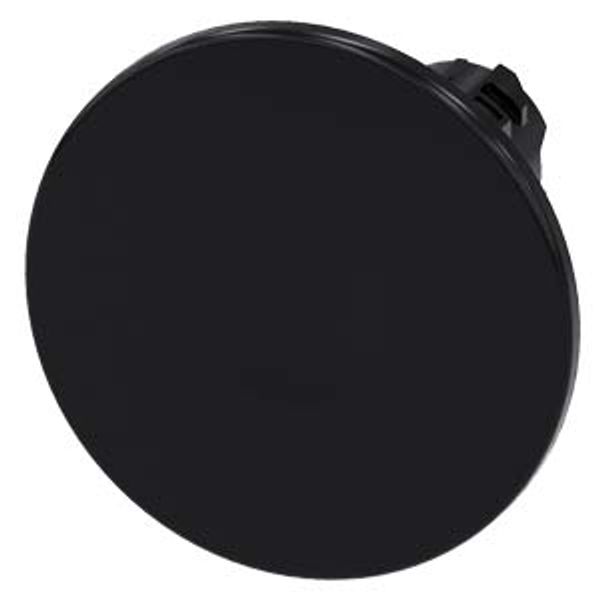 Mushroom pushbutton, 22 mm, round, plastic, black, 60 mm, momentary...3SU1000-1CD10-0AA0-Z Y10 image 1