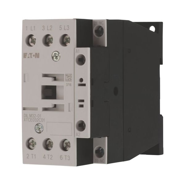 Contactor, 3 pole, 380 V 400 V 15 kW, 1 NC, 415 V 50 Hz, 480 V 60 Hz, AC operation, Screw terminals image 14
