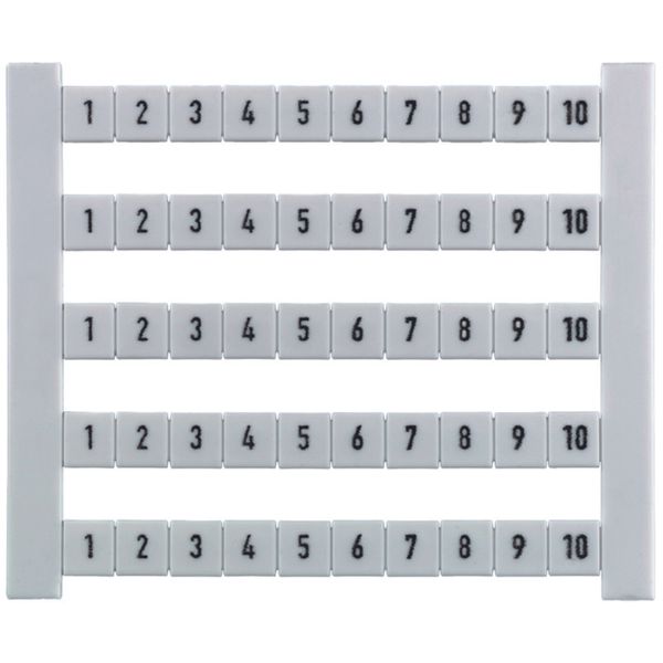 Terminal marking, Pitch in mm: 5.00, Printed characters: Numbers, vert image 2