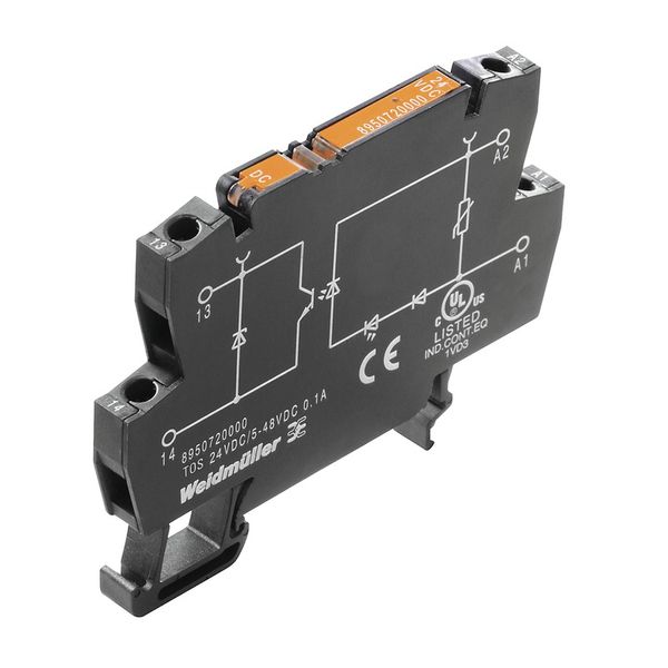 Solid-state relay, 48…60 V AC ±20 %, Varistor 5...48 V DC, 500 mA, Scr image 1