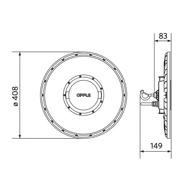 LEDHighbay-P5 240W-DALI+BLE2-840-AS image 3