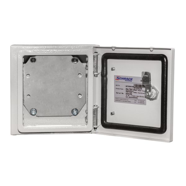 Wall-mounted enclosure 1 door IP65 H=200 W=200 D=155 mm image 3