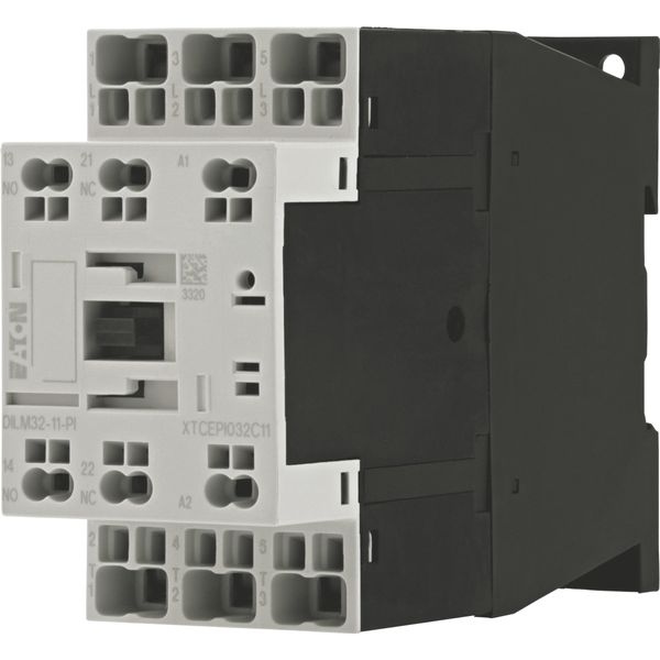 Contactor, 3 pole, 380 V 400 V 15 kW, 1 N/O, 1 NC, 230 V 50/60 Hz, AC operation, Push in terminals image 14