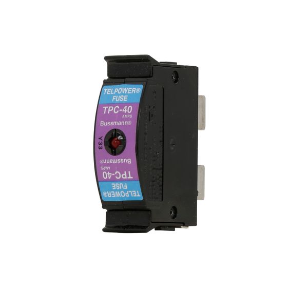 Eaton Bussmann series TPC telecommunication fuse, 80 Vdc, 125A, 100 kAIC, Non Indicating, Compact, Current-limiting image 8