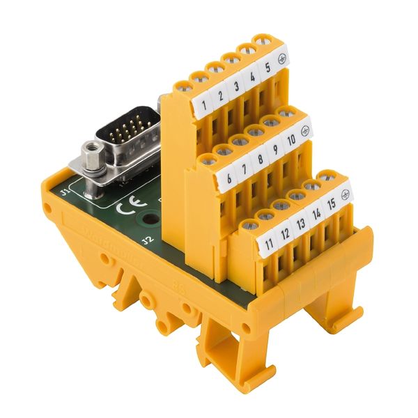 Interface module with terminal, connector, High-density SUB-D plug-in  image 3