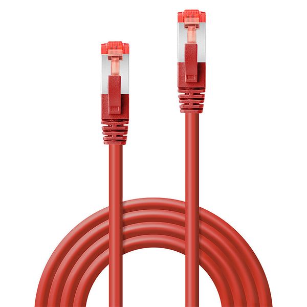 0.5m Cat.6 S/FTP Network Cable, Red RJ45, M/M, 250MHz, Copper, 27AWG image 2