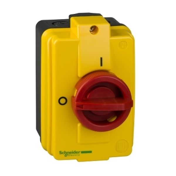 TeSys Vario enclosed, emergency stop switch disconnector, 20A, IP55 image 2