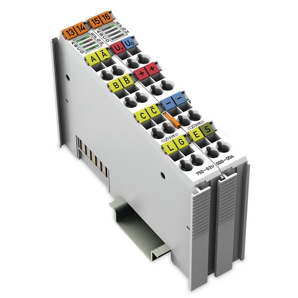 Incremental encoder interface 5 … 24 VDC Single Interpreter light gray image 2