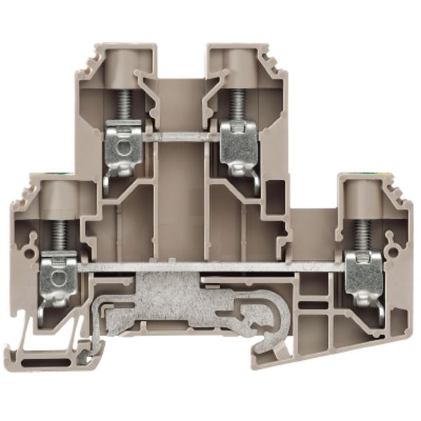 Multi-tier modular terminal, Screw connection, 10 mm², 800 V, 57 A, Nu image 1