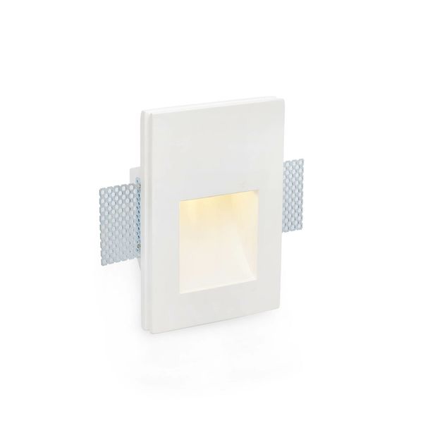 PLAS-3 WHITE RECESSED 1 LED 1W 3000K image 1