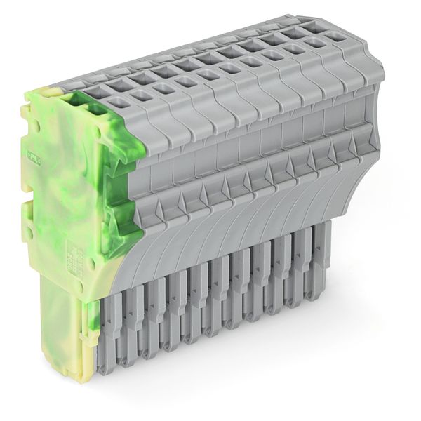 1-conductor female connector Push-in CAGE CLAMP® 1.5 mm² green-yellow/ image 1