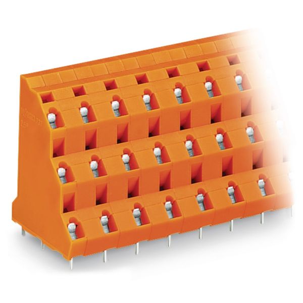 Triple-deck PCB terminal block 2.5 mm² Pin spacing 10.16 mm orange image 4