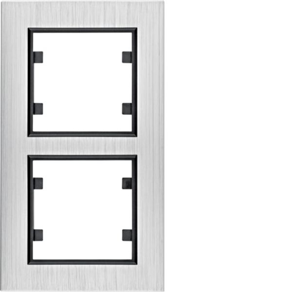 2P Green plate. - aluminum silver image 1