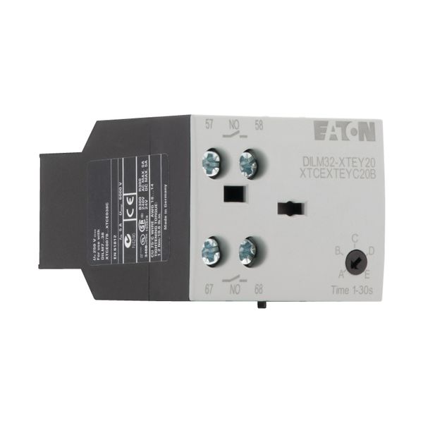 Timer module, 100-130VAC, 1-30s, star-delta image 7