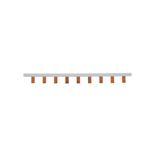 BUSBAR, low voltage, 100 A, AC 600 V, DC 1000 V, 15 x 16 x 160 mm, 9P, UL image 1