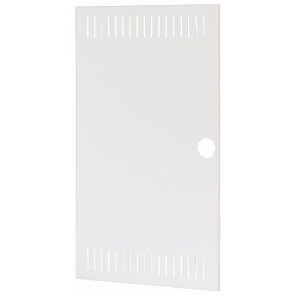 Replacement door, with vents,, white, 3-row, for flush-mounting (hollow-wall) compact distribution boards image 2