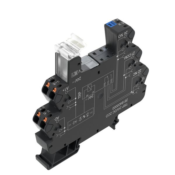 Relay socket, IP20, 5 V DC ±20 %, Free-wheeling diode, Reverse polarit image 2