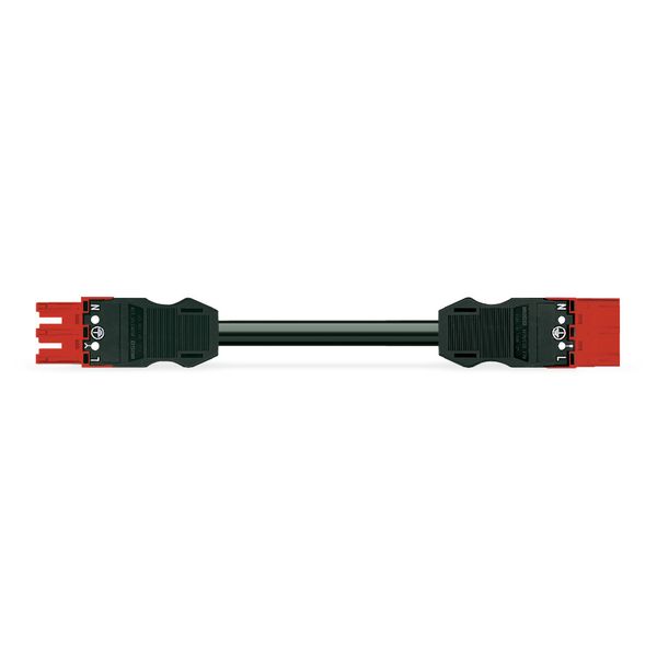 pre-assembled connecting cable Eca Socket/open-ended red image 1