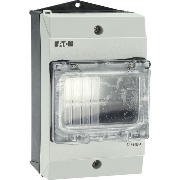 Insulated enclosure, HxWxD=160x100x80mm, +hinged cover image 18