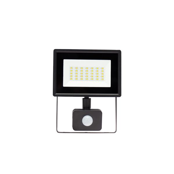 NOCTIS LUX 3 FLOODLIGHT 20W CW 230V IP44 120x170x53mm BLACK with PIR sensor image 15