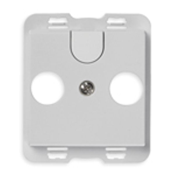 TV-RD-SAT-socket adaptor Silver image 1
