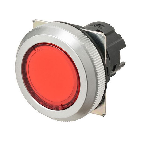 Pushbutton A30NZ Ã˜30 mm, bezel brushed metal, FLAT, MOMENTARY, CAP COL A3070007A image 2