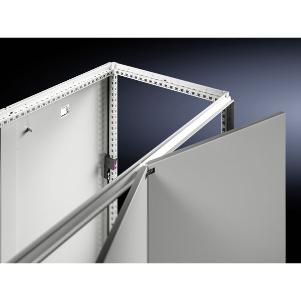 Side panel, vertically divided, 2000x800 mm, RAL 7035 image 5