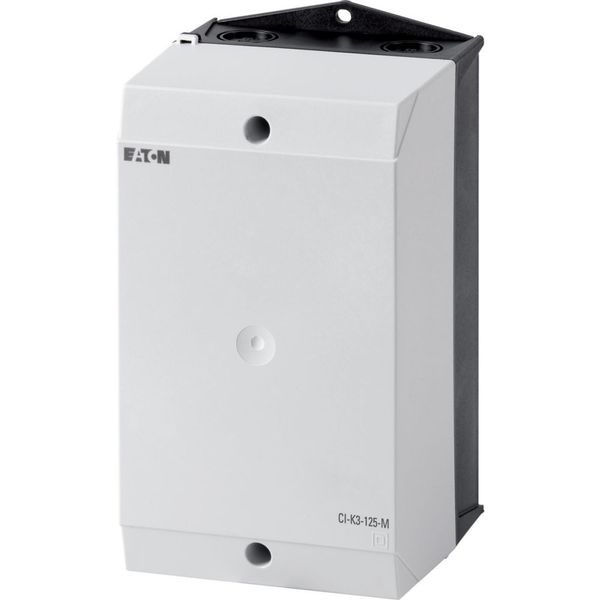 Insulated enclosure, HxWxD=200x120x125mm, +mounting plate image 1