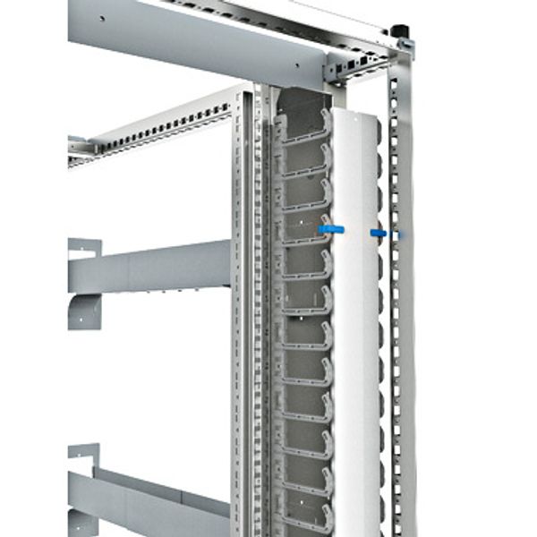 IS-1 cable manager vertical 41U RAL7035 lightgrey image 1