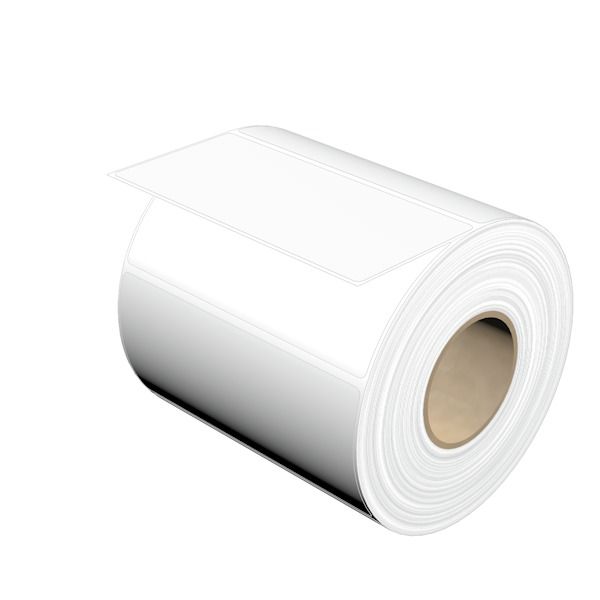 Device marking, Self-adhesive, halogen-free, 101 mm, Polyester, white image 2
