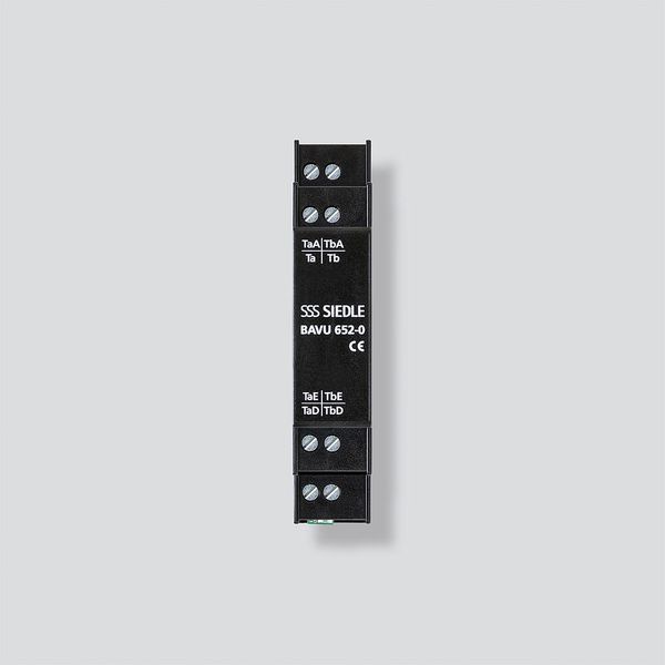 BAVU 652-0 Bus audio/video distributor asymmetric DIN rail image 1