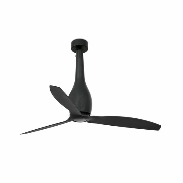 ETERFAN MATT BLACK/BLACK CEILING FAN WITH DC MOTOR image 1